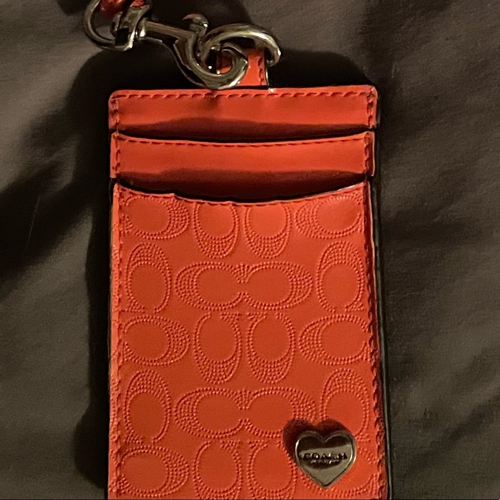 Coach lanyard